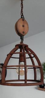 Industrieel hanglamp, Huis en Inrichting, Lampen | Hanglampen, Ophalen, Gebruikt, Minder dan 50 cm