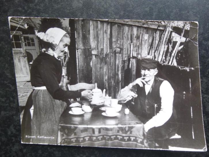 RIJSSEN Koffie uurtje  FoKa, Verzamelen, Ansichtkaarten | Nederland, Overijssel, 1940 tot 1960, Ophalen of Verzenden