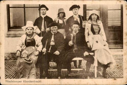 Hindelooper Kleederdracht, Verzamelen, Ansichtkaarten | Nederland, Ongelopen, Friesland, Voor 1920, Ophalen of Verzenden