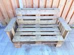 Palletbank met kussens, Tuin en Terras, Ophalen of Verzenden, Gebruikt, Hout