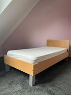 Eenpersoons bed, 90 cm, Eenpersoons, Zo goed als nieuw, Hout