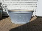Zinken teil, Tuin en Terras, Bloembakken en Plantenbakken, Ophalen, Tuin, Gebruikt, Metaal