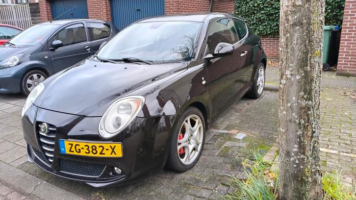 Alfa Romeo MiTo 1.4 Turbo 114KW 2008 Zwart (Savali), Auto's, Alfa Romeo, Particulier, MiTo, ABS, Airbags, Airconditioning, Boordcomputer