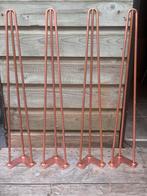Hairpin tafelpoten 72cm brons, Ophalen, Minder dan 50 cm, 50 tot 100 cm, Rond