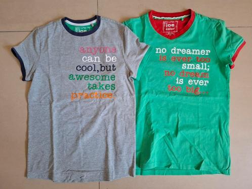 2 x t-shirt met korte mouw van Joe Color - maat 140-146, Kinderen en Baby's, Tweelingen en Meerlingen, Zo goed als nieuw, Kleding