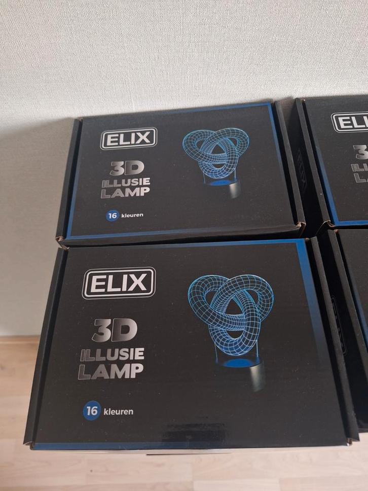 Restpartij 3D illusie lampen, 203 stuks, Huis en Inrichting, Lampen | Tafellampen, Ophalen