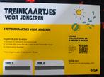 NS Treinkaartjes voor jongeren, Tickets en Kaartjes, Trein, Bus en Vliegtuig, Twee personen, Trein, Algemeen kaartje
