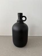 Glazen mat zwarte kruik fles, Overige kleuren, Aardewerk of Porselein, Ophalen of Verzenden, Zo goed als nieuw
