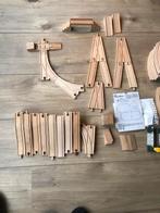 houten trein met toebehoren, Kinderen en Baby's, Speelgoed | Houten speelgoed, Ophalen of Verzenden, Zo goed als nieuw, Overige typen