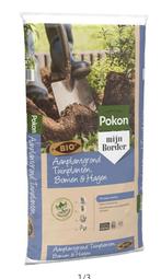 45 liter Pokon bio potgrond voor tuinplanten, bomen & hagen, Ophalen of Verzenden, Potgrond