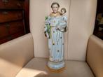 Antonius beeld van biscuit / Porcelein / 40 centimeter, Antiek en Kunst, Ophalen of Verzenden