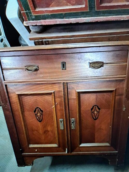 Brocante commode, Huis en Inrichting, Kasten | Ladekasten, Gebruikt, Minder dan 100 cm, 100 tot 150 cm, 50 tot 75 cm, 3 of 4 laden