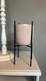Roze plantenbak op pootjes, Ophalen of Verzenden, Zo goed als nieuw, Rond, Minder dan 60 cm