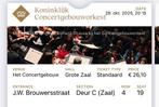 2 tickets Koninklijk Concertgebouworkest at 20:15 on Oct 29, Tickets en Kaartjes, Twee personen, Maart