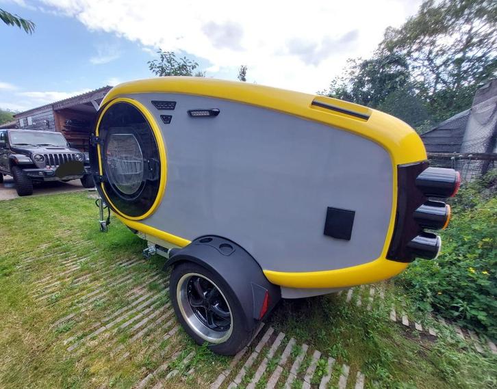 Teardrop Minicaravan Lifestylecamper Steeldrop BJ 2023 Nieuw, Caravans en Kamperen, Caravans, Bedrijf, tot en met 2, 500 - 750 kg