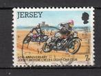 Jersey UK met motorrijders 1980 Motorclub, Verzenden, Gestempeld