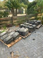 Handvorm-Zwarte Oud Hollandse Dakpannen - Oud holle dakpan, Doe-het-zelf en Verbouw, Ophalen, Gebruikt, Steen of Klei, Zwart