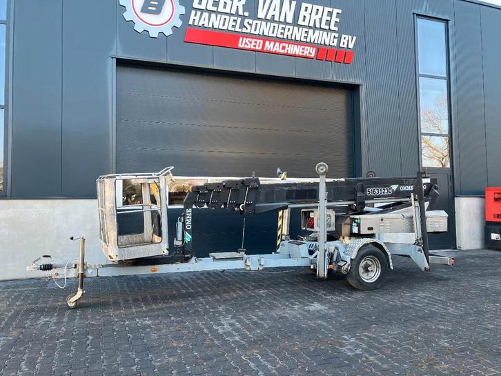Omme aanhanger hoogwerker (bj 2007), Zakelijke goederen, Machines en Bouw | Liften, Steigers en Ladders