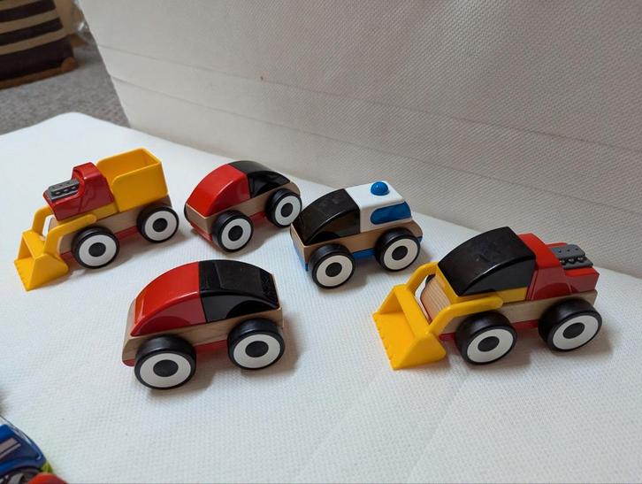 5x IKEA lillabo auto's - mix and match voertuigen, Kinderen en Baby's, Speelgoed | Speelgoedvoertuigen, Zo goed als nieuw, Ophalen of Verzenden