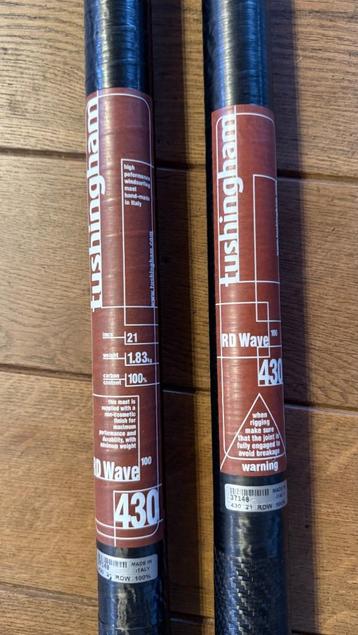 Tushingham RD 430 mast 100% carbon beschikbaar voor biedingen