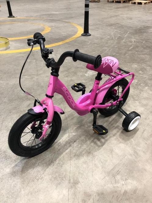 S'COOL kinderfiets NiXe 12 inch Pink vanaf 3 jaar, Kinderen en Baby's, Speelgoed | Buiten | Voertuigen en Loopfietsen, Nieuw, Loopfiets