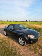 Mazda MX-5 1.8 Touring 2006 Zwart. inclusief hardtop, Achterwielaandrijving, 4 cilinders, Cabriolet, 1055 kg
