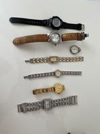 Lotje horloge, Overige merken, Leer, Staal, Ophalen of Verzenden