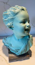 Art Deco buste kinderhoofd Antiek/Vintage, Ophalen of Verzenden