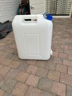 Witte Kunststof Jerrycan met Kraan, Caravans en Kamperen, Ophalen, Zo goed als nieuw