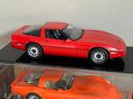 Corvette c4 1:8 rood nieuwstaat, Ophalen of Verzenden, Zo goed als nieuw, Auto