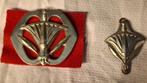Embleem  Korps Militaire Administratie  2 st, Ophalen of Verzenden, Landmacht, Nederland, Embleem of Badge