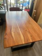 Houten eettafel Acacia tafelblad, Ophalen of Verzenden, Rechthoekig, 200 cm of meer, 50 tot 100 cm