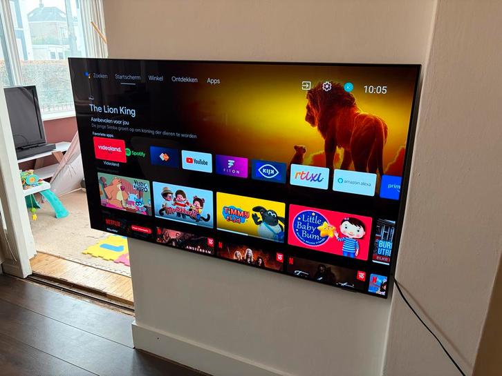 Philips 55OLED806 ambilight + Muurbeugel - 3 jaar oud, Audio, Tv en Foto, Televisies, Gebruikt, OLED, 100 cm of meer, 4k (UHD)