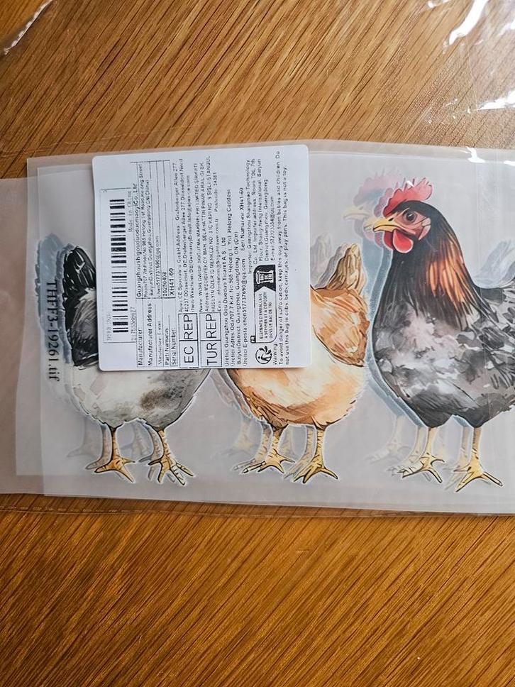 Kippen Strijk Applicaties voor Kleding, Hobby en Vrije tijd, Stickers en Plaatjes, Ophalen of Verzenden