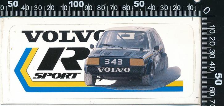 Sticker: Volvo - R Sport (1), Verzamelen, Stickers, Zo goed als nieuw, Auto of Motor, Ophalen of Verzenden