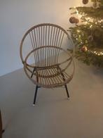 Rotan rohe kinderstoeltje, Huis en Inrichting, Ophalen, Gebruikt, Bruin, Vintage