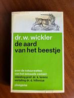 De aard van het beestje, dr. W. Wickler, Boeken, Studieboeken en Cursussen, Gelezen, Niet van toepassing, Verzenden