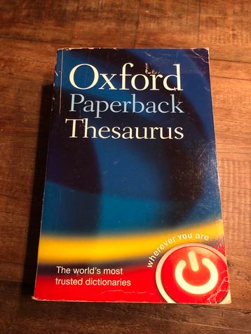 Oxford Paperback Thesaurus - Engels Woordenboek beschikbaar voor biedingen