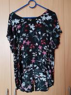 Zwarte zomerse blouse met bloemen maat 40, C&A, Maat 38/40 (M), Ophalen of Verzenden, Zo goed als nieuw