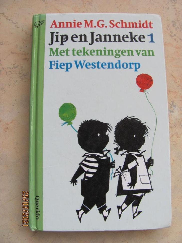Boek JIP en JANNEKE deel 1 Annie MG SCHMIDT Fiep 1998 IZGS, Boeken, Kinderboeken | Kleuters, Gelezen, Fictie algemeen, 4 jaar