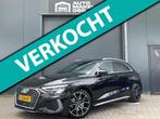 Audi A3 Sportback 35 TFSI S edition NAP 1E EIG STANDKACHEL D, 4 cilinders, 150 pk, Leder en Stof, Zwart