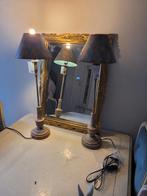 Nieuwe hoge metalen tafellampen Clayre & Eef p/st 62.50