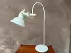 Anvia vintage witte tafellamp - bureaulamp |  70s, Ophalen of Verzenden, Zo goed als nieuw, Minder dan 50 cm