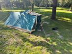 Groene katoenen festivaltent - 2 persoons Esvo indiana, Caravans en Kamperen, Tenten, Ophalen of Verzenden, Gebruikt, Tot en met 2
