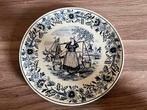 3x Delfts blauwe borden made by Boch, Antiek en Kunst, Ophalen of Verzenden