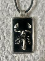 Zwarte Schorpioen Hanger Ketting, Zwart, Ophalen of Verzenden, Zo goed als nieuw, Overige materialen
