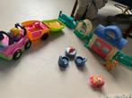 Little people auto met caravan en huisje, Ophalen of Verzenden, Zo goed als nieuw, Auto of Voertuig