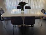 Tafel zonder stoelen, Huis en Inrichting, Minder dan 50 cm, Hoogglans, Vierkant, Ophalen of Verzenden