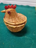 kip mandje vintage van hout en riet, Ophalen of Verzenden, 'T Olde Gre-j, Info@toldegrej.nl, Endepoelstraat 20f Didam