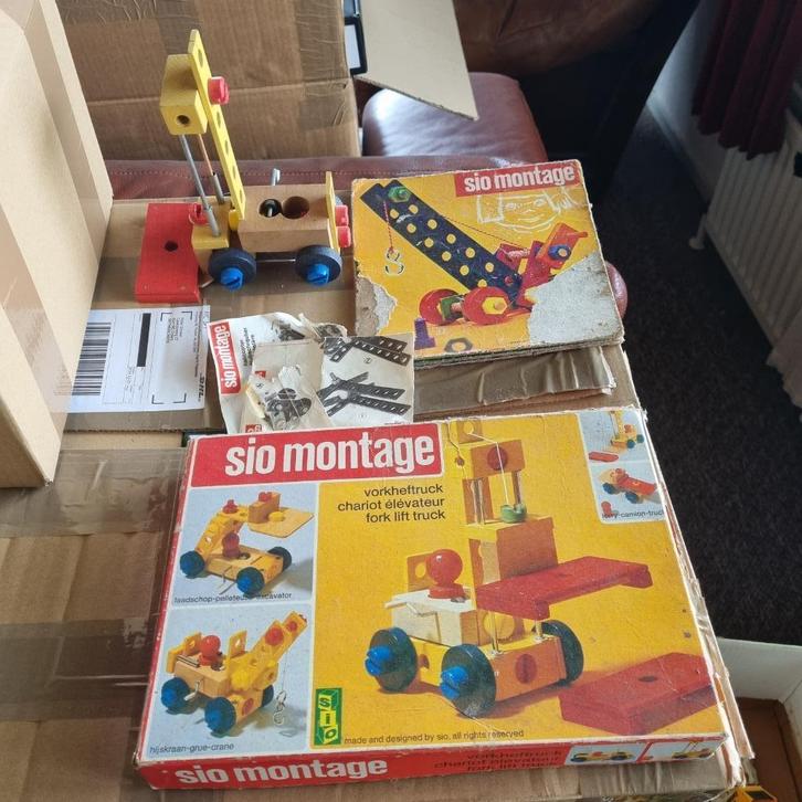 Sio Montage, Kinderen en Baby's, Speelgoed | Houten speelgoed, Gebruikt, Overige typen, Ophalen